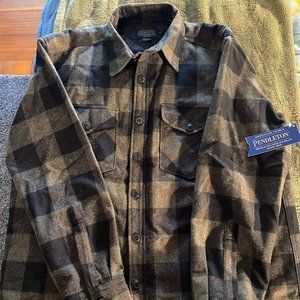 Pendleton Quilted Shirt Jacket Men's Flannel XL